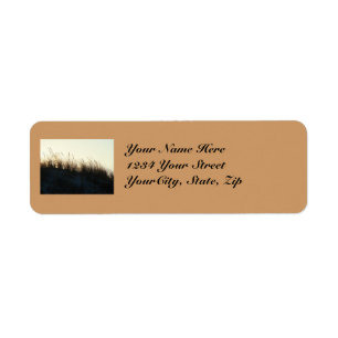 Dunes at Sundown IBSP NJ CoordinItems Returadress Etikett