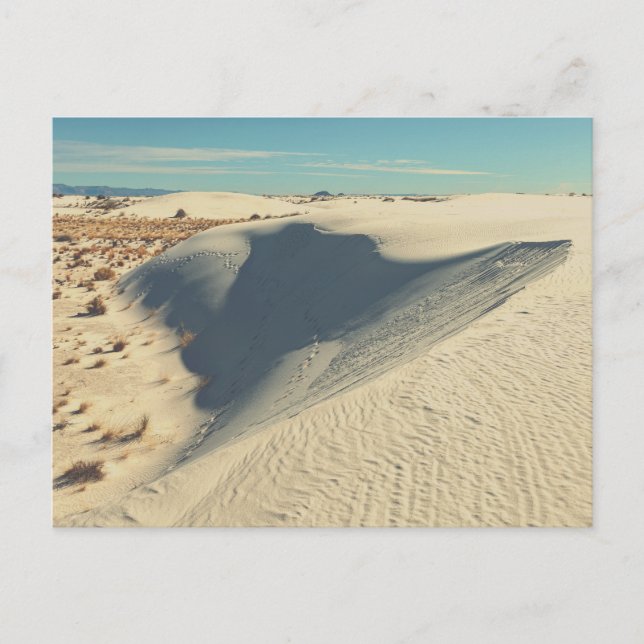 Dunes at White Sands nationalpark Vykort (Framsida)