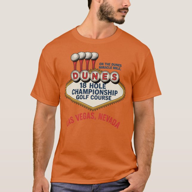 Dunes Golf Course T Shirt (Framsida)