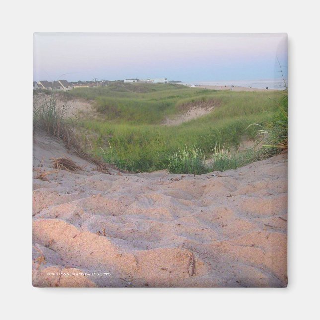 Dunes i Montauk Magnet (Framsidan)