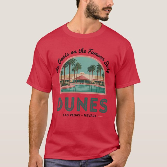 Dunes-Oasis på remsan (2) T Shirt (Framsida)