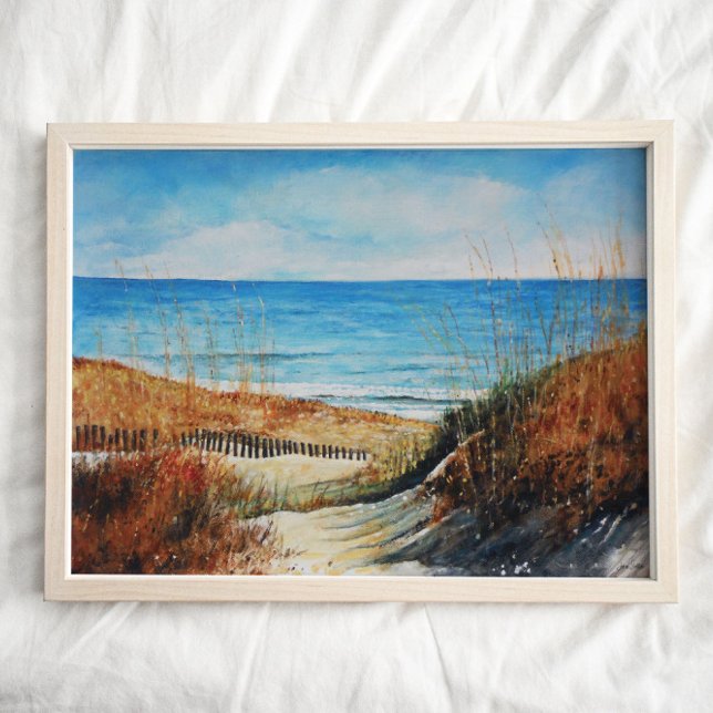 Dunes Ocean Fine Art Print Poster (Skapare uppladdad)