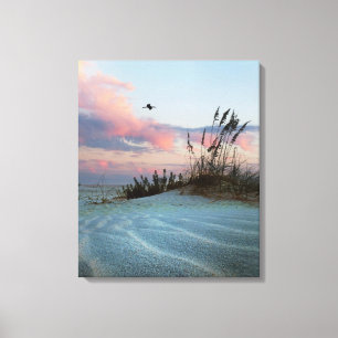 Dunes Sunset Canvas Photo Print