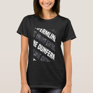 Dunfermline Camo Mönster Grått Camouflage T Shirt