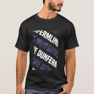 Dunfermline Camo Mönster Lila Camouflage T Shirt