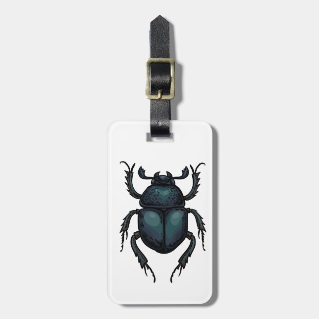 Dung beetle bagagebricka (Vertikal Framsida)