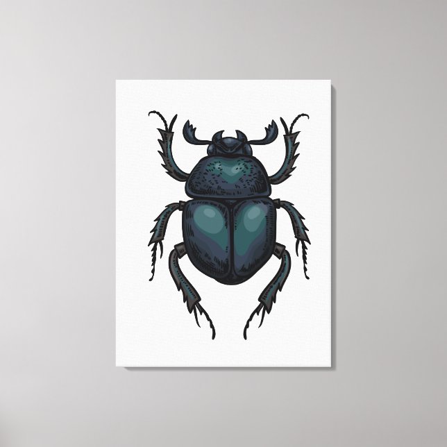 Dung beetle canvastryck (Framsida)