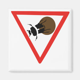 Dung Beetle Crossing, Trafic Sign, South Afrika Magnet