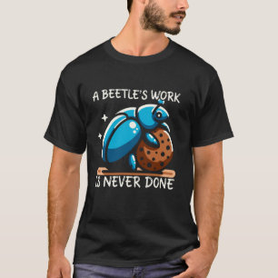 Dung Beetle Insekt Älskare Entomology Future Entom T Shirt