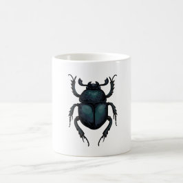 Dung beetle kaffemugg