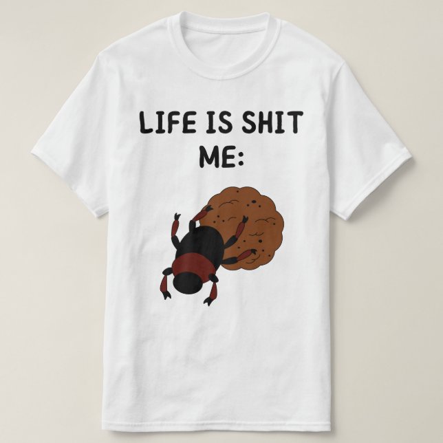Dung beetle t shirt (Design framsida)