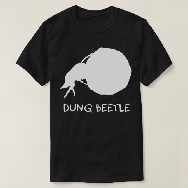 Dung Beetle T Shirt (Design framsida)