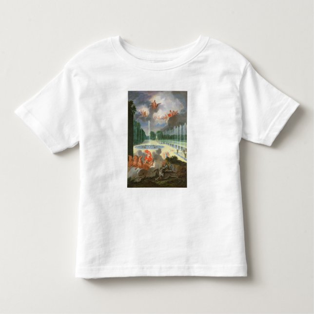 Dungarna av Versailles. Beskåda av drakebassäng T Shirt (Framsida)