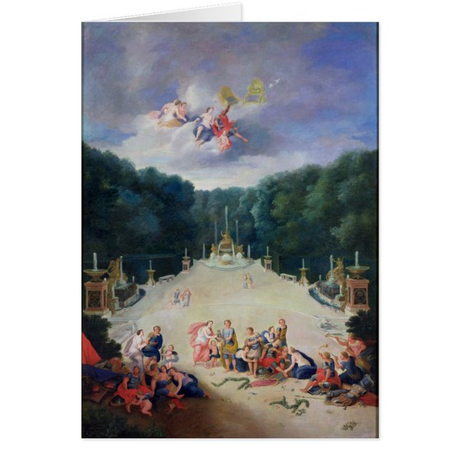 Dungarna av Versailles Hälsningskort (Framsidan)