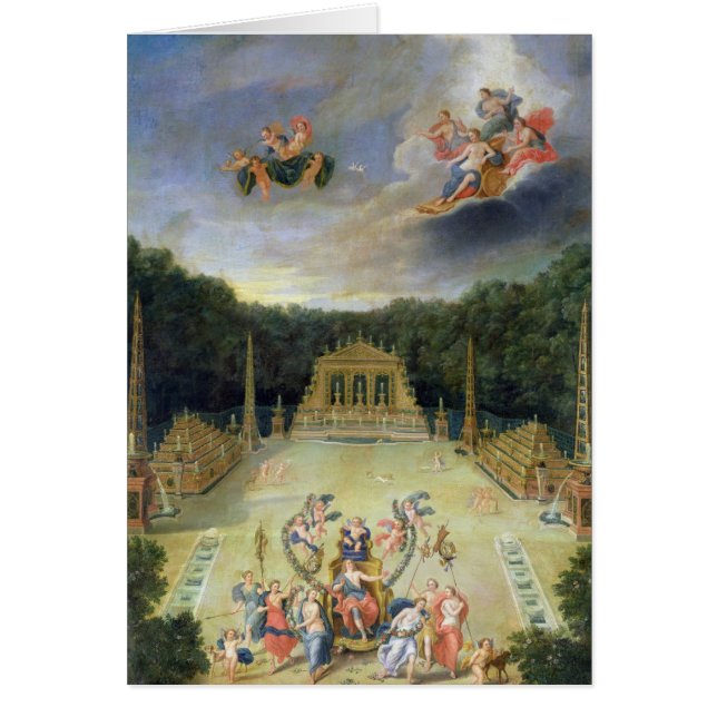 Dungarna av Versailles. L'Arc de Triomphe Hälsningskort (Framsidan)