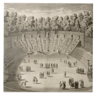 Dunge av Sallen du Bal, Versailles, från 'Les P Kakelplatta