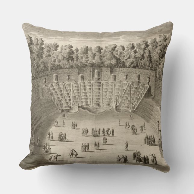 Dunge av Sallen du Bal, Versailles, från 'Les P Kudde (Framsida)