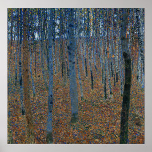 Dunge för bokträd för Gustav Klimt affisch~ Poster