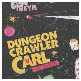 Dungeon Crawler Carl By the Yard Svart Klinker Mön Tyg