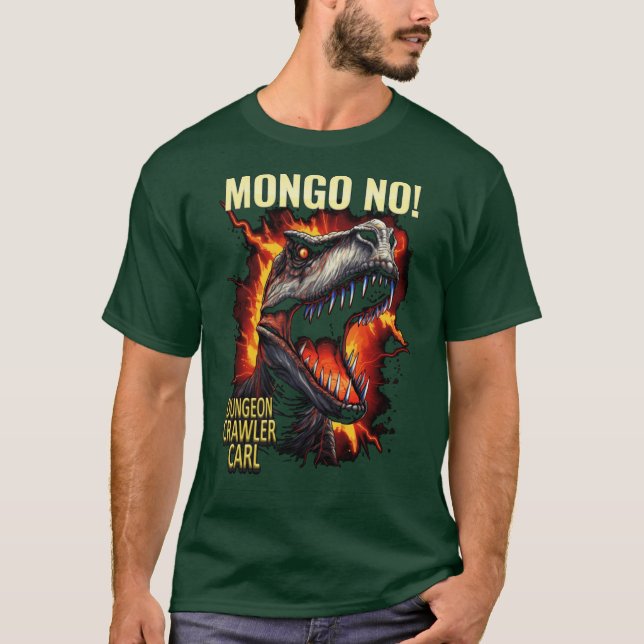 Dungeon Crawler Carl Mongo Inget Premium T Shirt (Framsida)