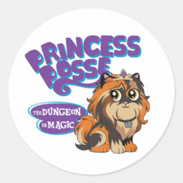 Dungeon Crawler Carl Princess Donutgänget Runt Klistermärke