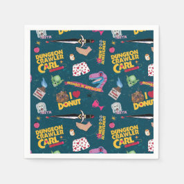 Dungeon Crawler Carl Upprepad Blå Pappersservett