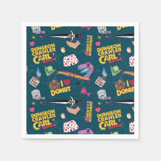 Dungeon Crawler Carl Upprepad Blå Pappersservett