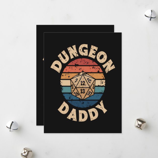 Dungeon Daddy Fars Dag Julkort (Fram/Back In Situ)