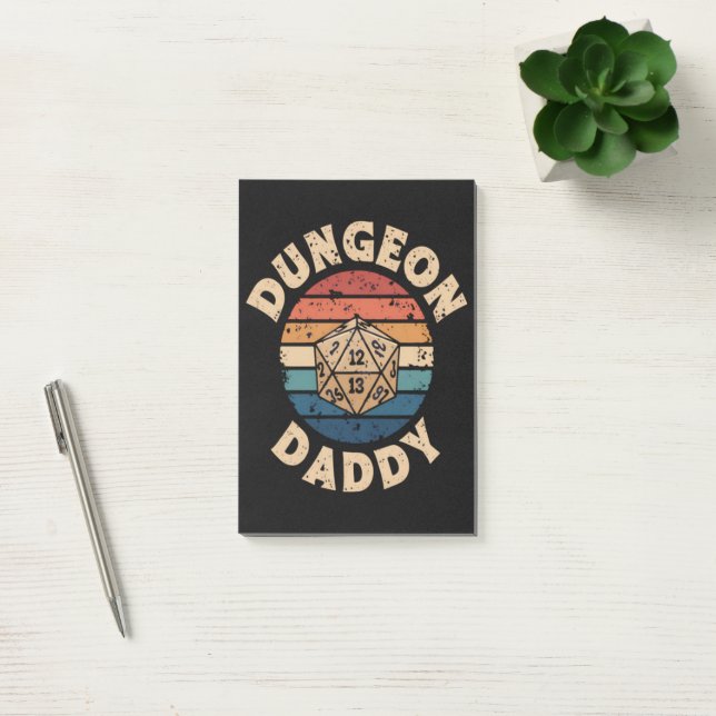 Dungeon Daddy Fars Dag Post-it Block (Kontor)