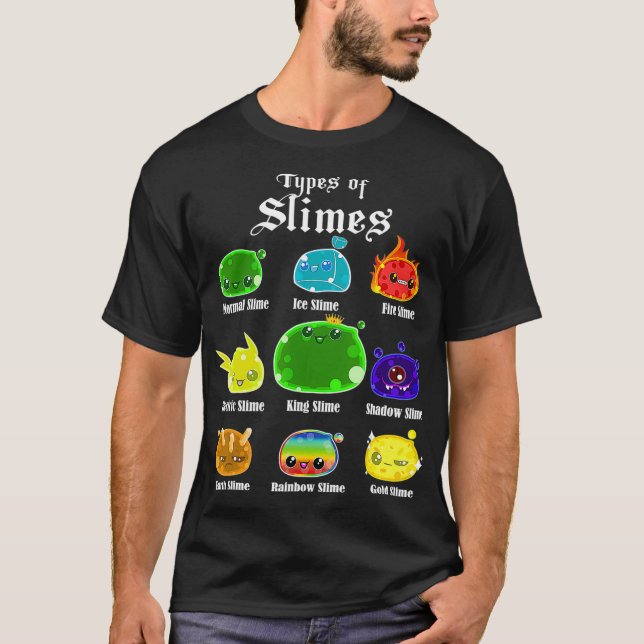 Dungeon Game Dragons Master Slime Kung RPG T Shirt (Framsida)