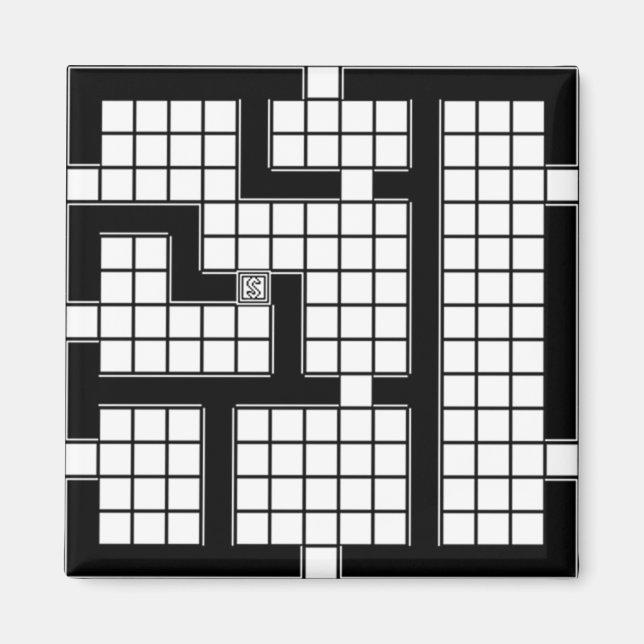 Dungeon Geomorph Magnet 9 (Framsidan)