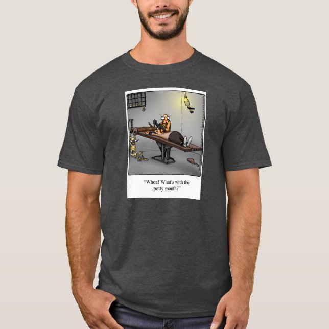 Dungeon Humor "Potty Mouth" Tee Shirt (Framsida)