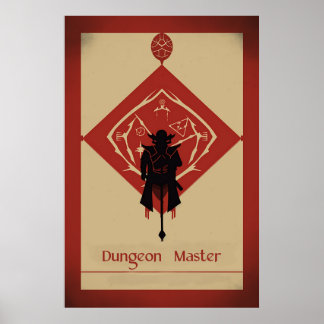 Dungeon Master Minimalist Poster