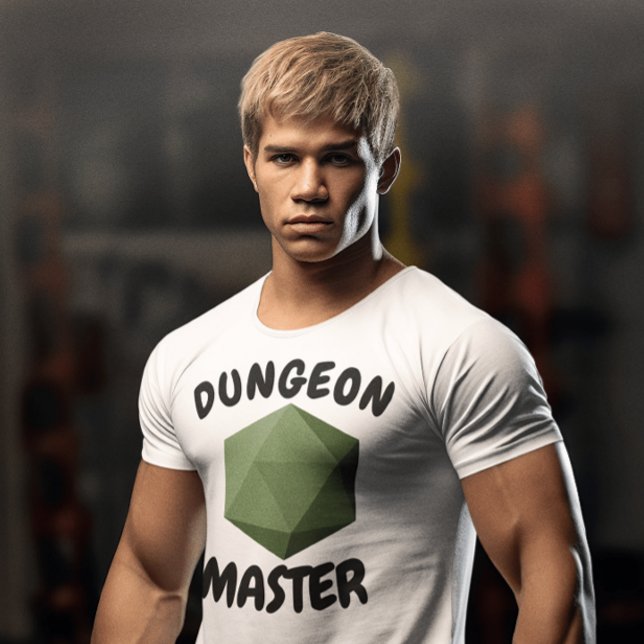 DUNGEON MASTER RPG DICE GAMING T-SHIRTS (Skapare uppladdad)