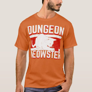 Dungeon Meowstar D20 Cat RPG Tabletop Gamer Gift T Shirt