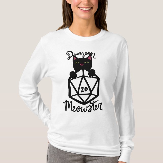 Dungeon Meowster T Shirt (Framsida)