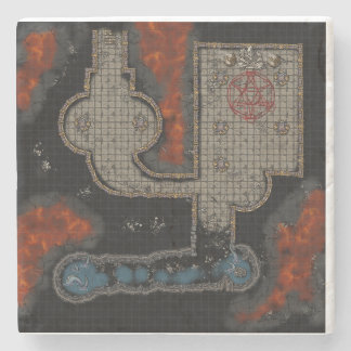 Dungeon Tile Underlägg: Kultist under jord Stenunderlägg