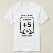 Dungeoner och drakmer Charisma T Shirt