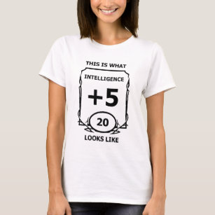 Dungeons and Dragons Intelligence T Shirt
