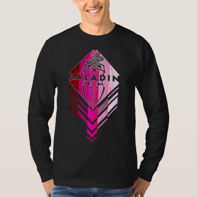 Dungeons D20 Dragons Paladin T Shirt (Framsida)