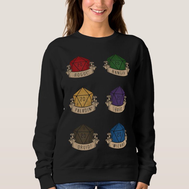 Dungeons Dice RPG varje Bra T Shirt (Framsida)