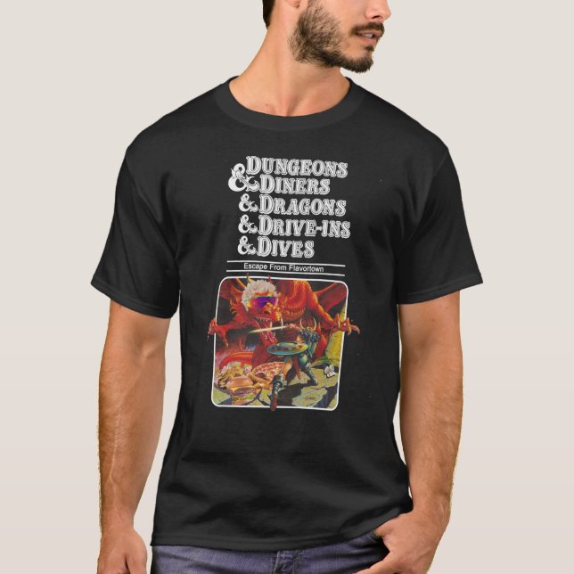 Dungeons Diners Dragons Essential T-Shirt (Framsida)