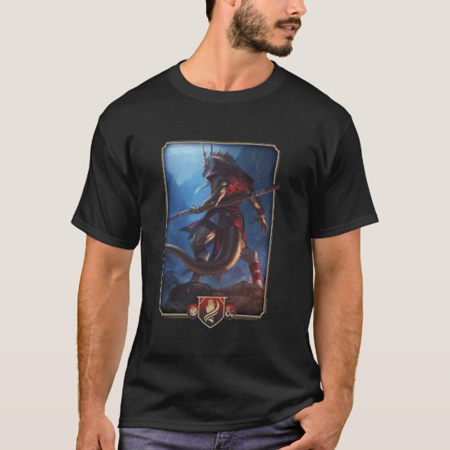 Dungeons & Dragons 2024 munk nyckelkonst T Shirt (Framsida)