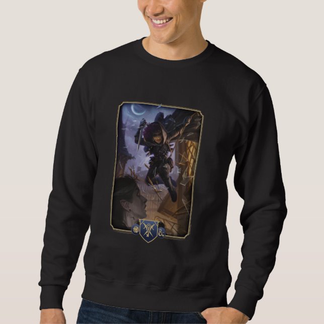 Dungeons & Dragons 2024 Rogue Nyckel Art Lång Ärmad Tröja (Framsida)