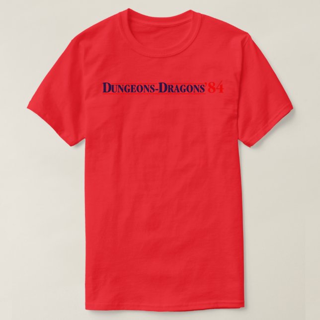 Dungeons Dragons 84 1 T Shirt (Design framsida)