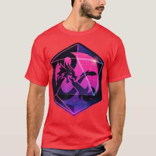 Dungeons Dragons Ampersand i 3D Dice T Shirt