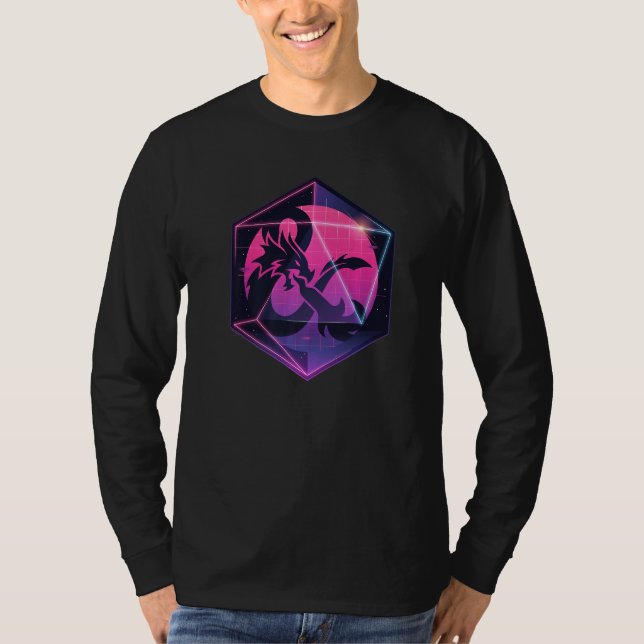 Dungeons & Dragons Ampersand i 3D Dice T Shirt (Framsida)