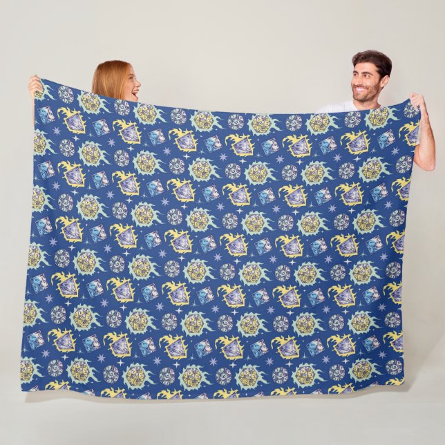 Dungeons & Dragons Blanket, Magic D20 Mönster, Fleecefilt (På plats)
