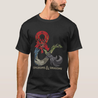 Dungeons  Dragons Dragon Ampersand Logo  T Shirt