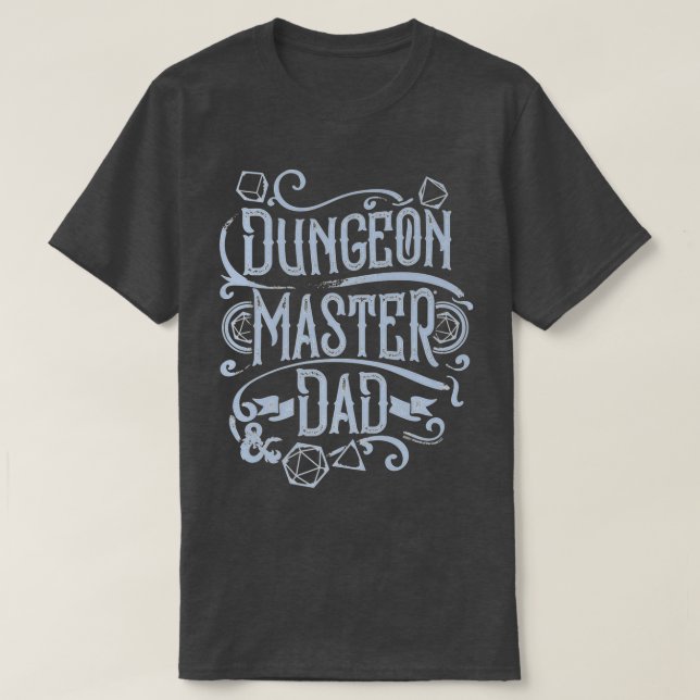 Dungeons Dragons Fars dag Dungeon Master Pappa Fa T Shirt (Design framsida)